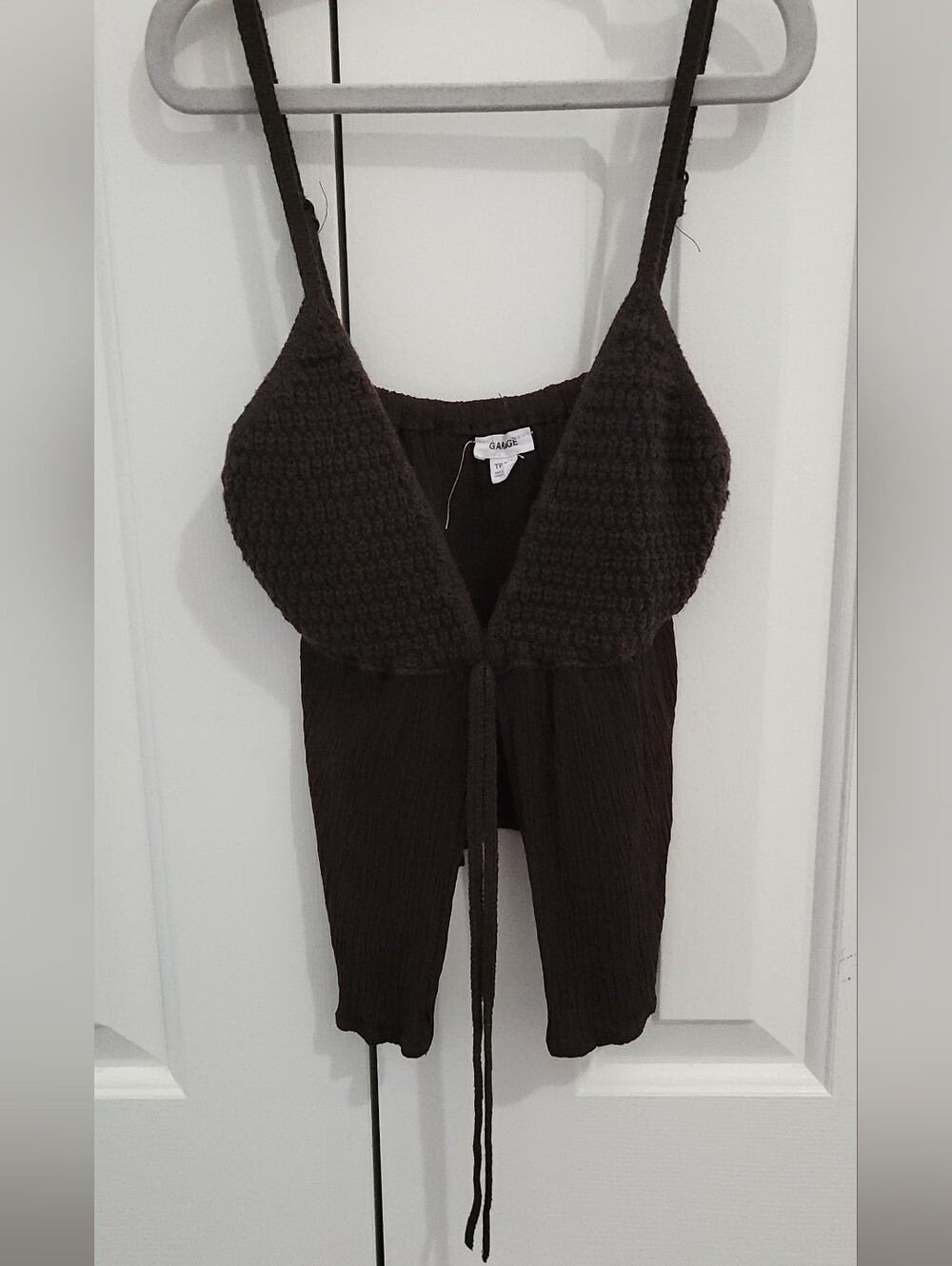 Garage flyaway tank top